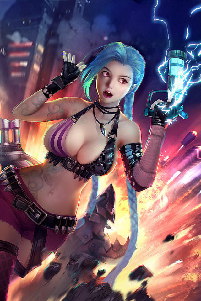 精选英雄联盟手绘插画高清图片iphone手机壁纸下载