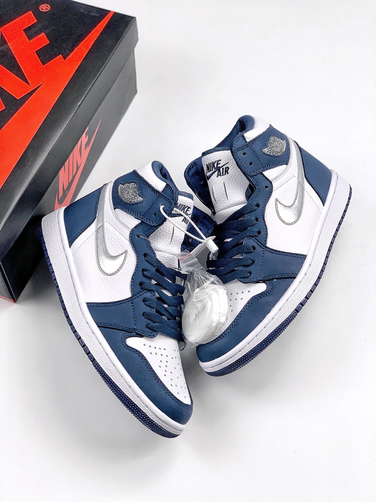 高清鉴赏✔<br>公司级 头层 Air Jordan 1 Retro Og“Japan”日本限定 海军蓝