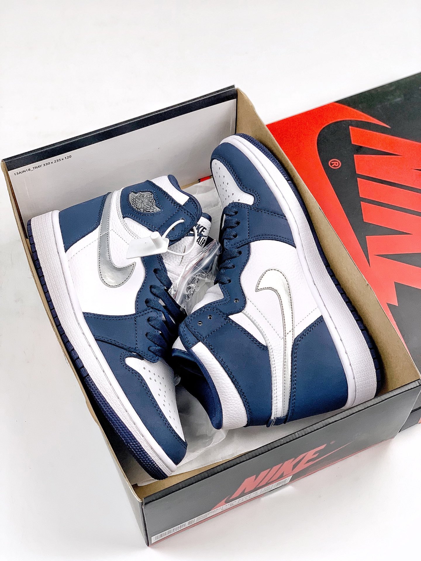 高清鉴赏✔<br>公司级 头层 Air Jordan 1 Retro Og“Japan”日本限定 海军蓝