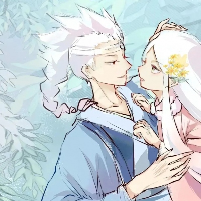 2021甜蜜双人的二次眼动漫情侣头像 有人要你排队有人为你留好位