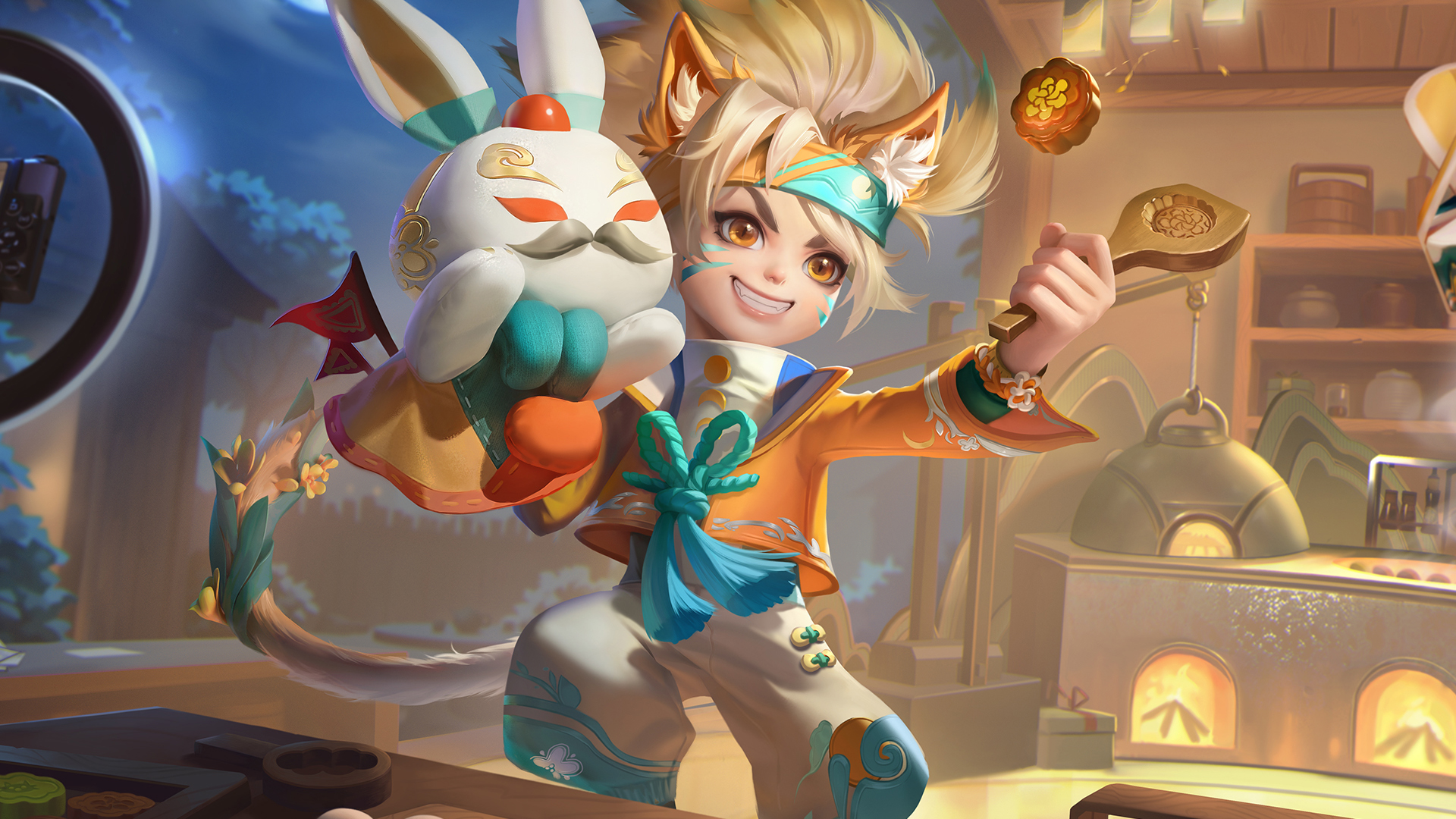 王者荣耀钟馗乐园奇幻夜壁纸