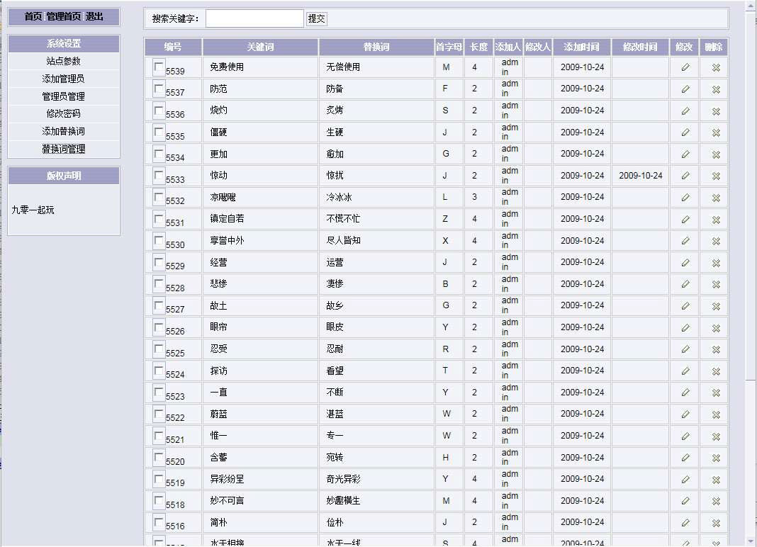PHP在线SEO文章伪原创同义词交换工具源码 支持关键词提交 独立后台