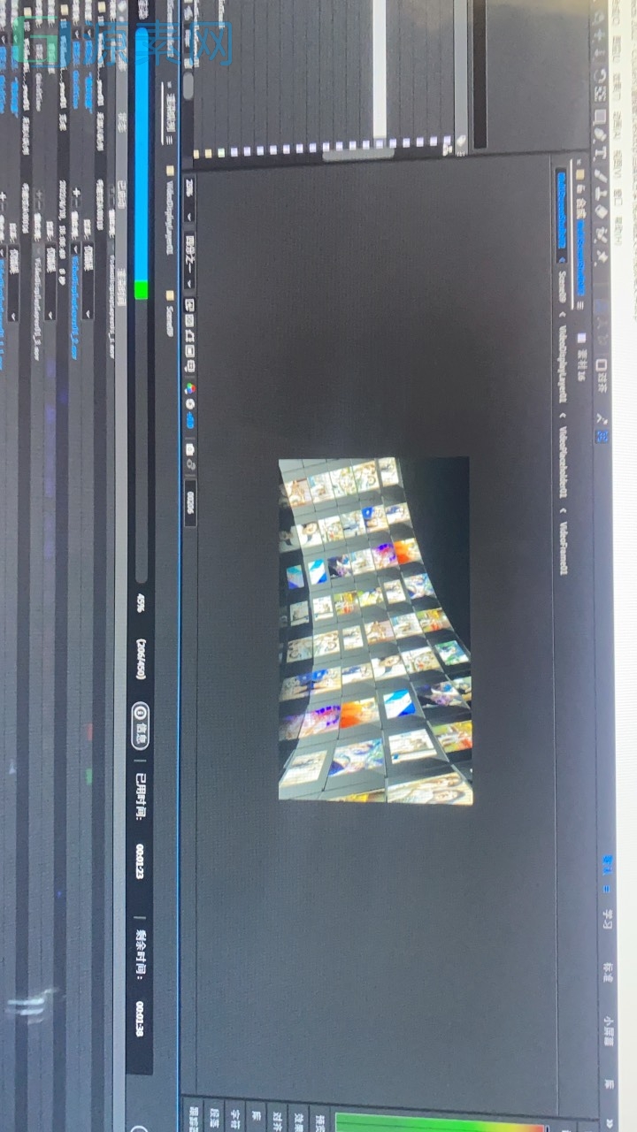 全网首发,抖音3D旋转视频模板加教程
