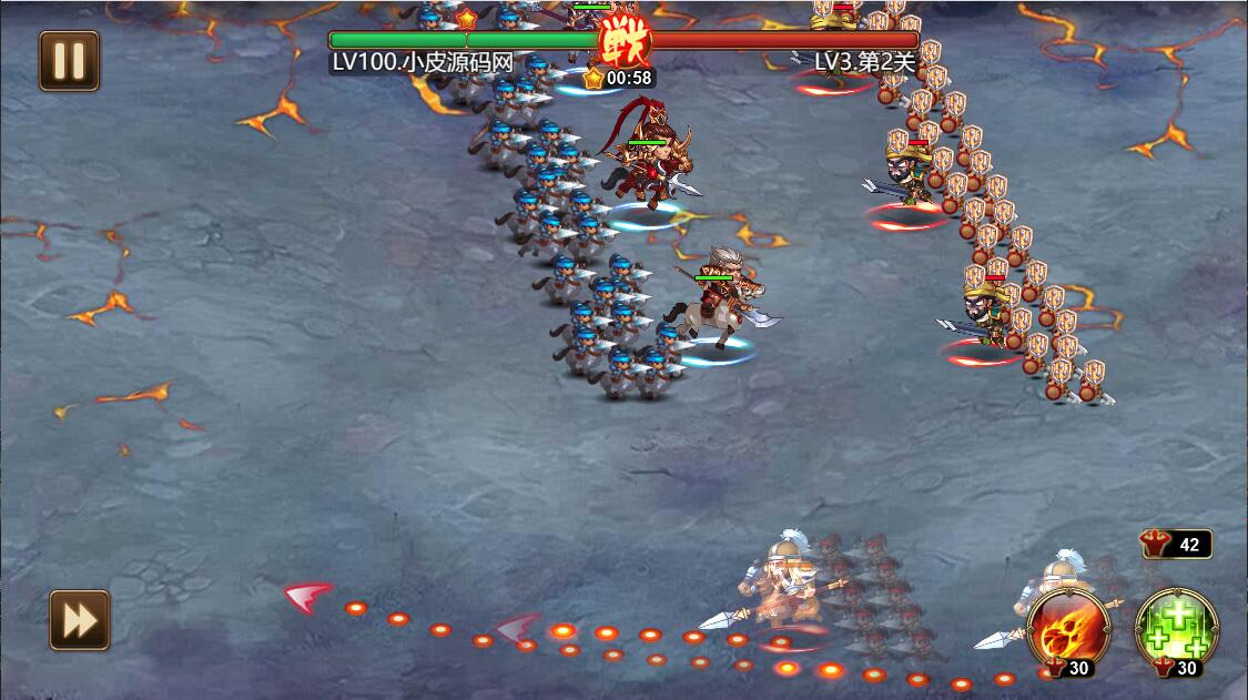 三网H5游戏【烽火三国H5】最新整理Win半手工服务端+CDK后台