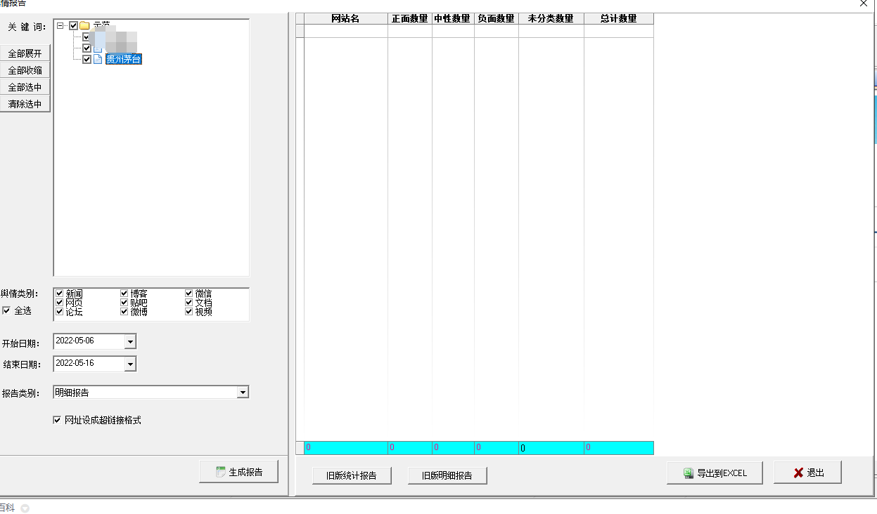 网络舆情监测爬虫系统源码