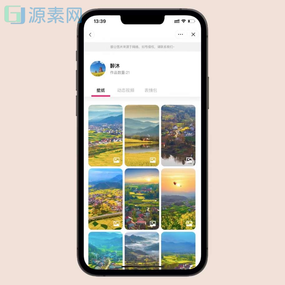 微微壁纸抖音多端小程序源码（带教程）