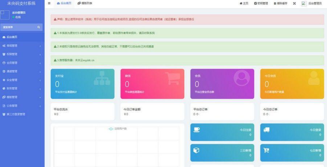 未央云个人免签约免挂机即时到账系统