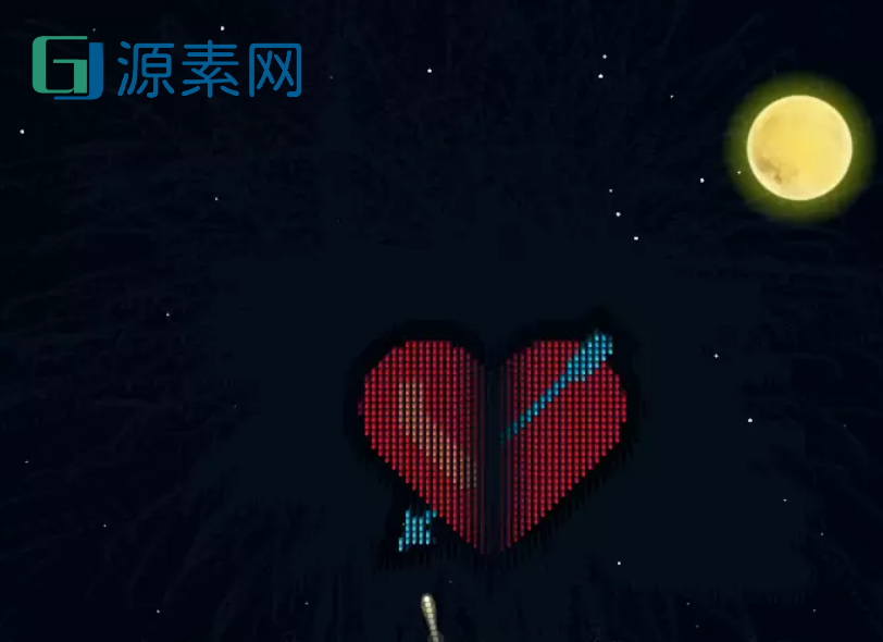 倒计时烟花表白页HTML网站源码