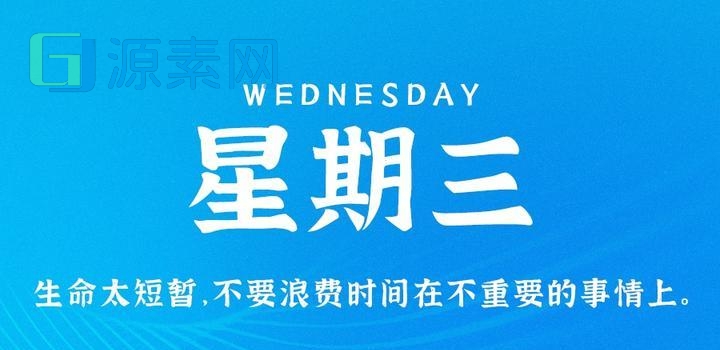 4月12日，星期三，在这里每天60秒读懂世界！