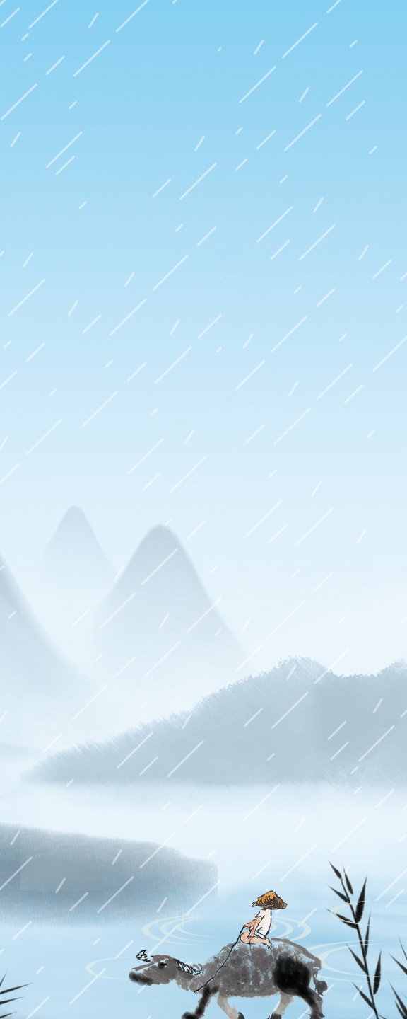 水墨清明节4k壁纸