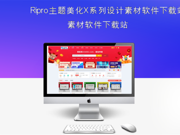 Ripro主题美化X系列设计素材软件下载站