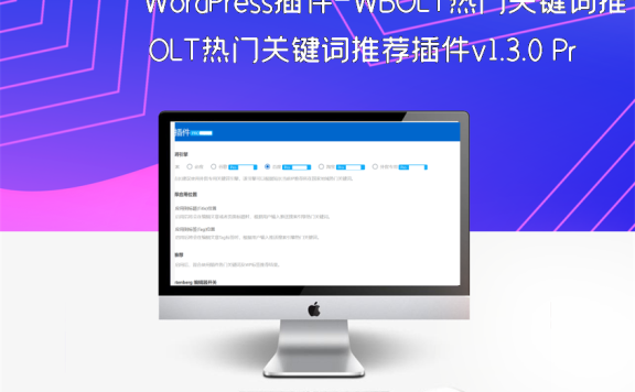 WordPress插件-WBOLT热门关键词推荐插件v1.3.0 Pro绿色版