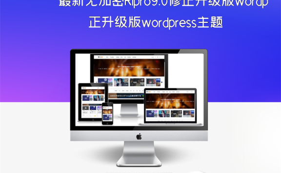最新无加密Ripro9.0修正升级版wordpress主题