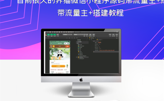 目前很火的养猫微信小程序源码带流量主+搭建教程