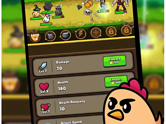 Unity 萌鸡传说 Legend Of Chicken RPG策略 精品游戏源码 益智类